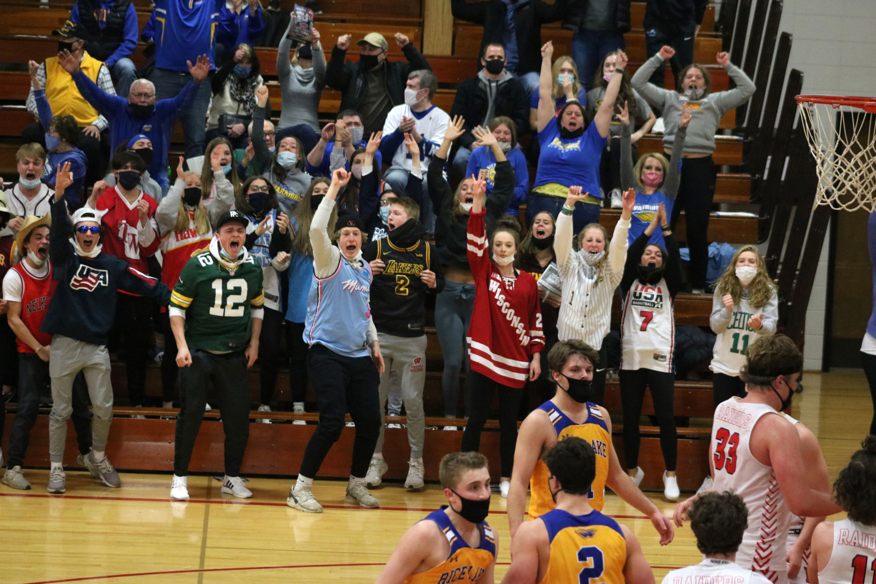 Rice Lake boys basketball at Medford 2-25-21